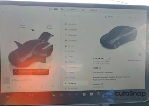2024 Tesla Model Y from USA, damaged, VIN 7SAYGDEE6RF161853